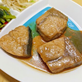 フライパンで簡単☆ぶりのにんにく醤油焼き